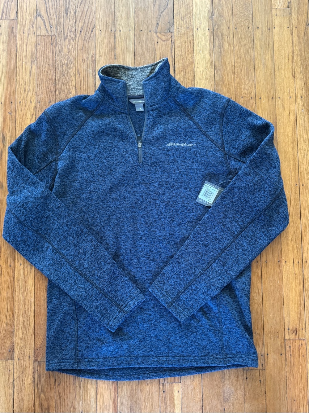 Eddie Bauer Men’s Dark Navy Half-Zip Pullover Fleece